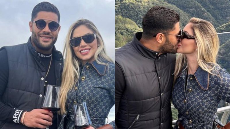 Jogador do Atlético Mineiro, Hulk, aproveita Dia dos Namorados para se declarar para mulher - Foto: Reprodução / Instagram