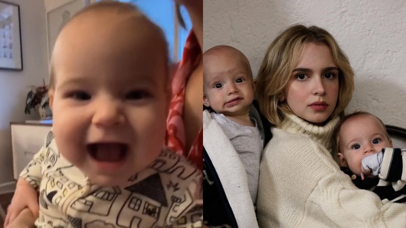 Web morre de amores por Mel, filha de Isabella Scherer, após pequena tentar mexer no celular da mãe - Foto: Reprodução / Instagram / TikTok