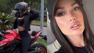 Juliette escandaliza com look justíssimo para pilotar moto - Reprodução/Instagram