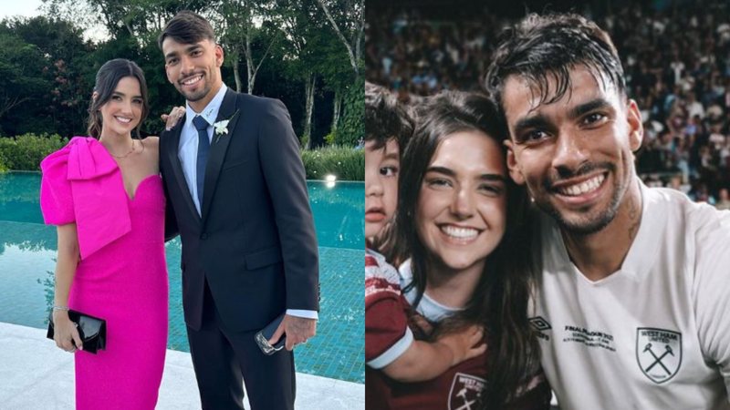 Internautas exaltam relacionamento de Lucas Paquetá e Duda Fournier após polêmicas de outros jogadores da Seleção Brasileira - Foto: Reprodução / Instagram