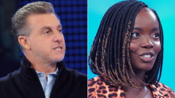 Luciano Huck e Clara Moneke no Domingão com Huck - Foto: Reprodução / Globo