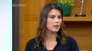 Michelle Loreto está grávida aos 43 anos - Reprodução/Globo