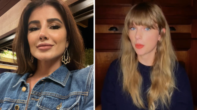 Paula Fernandes e Taylor Swift já dividiram palco em 2012 - Reprodução/Instagram