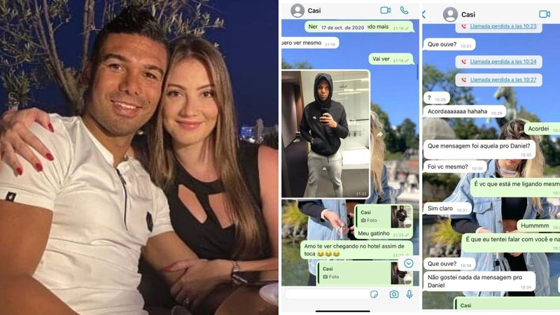 Esposa de Casemiro quebra o silêncio após mensagens vazadas: "É sério?" - Reprodução/ Instagram