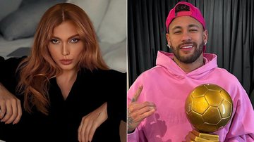 Montagem de fotos de Fernanda Campos e Neymar - Foto: Reprodução/Instagram