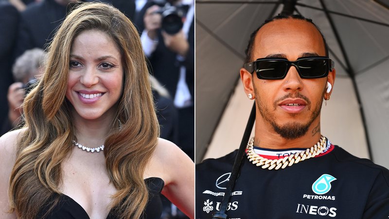 Shakira e Lewis Hamilton - Fotos: Getty Images