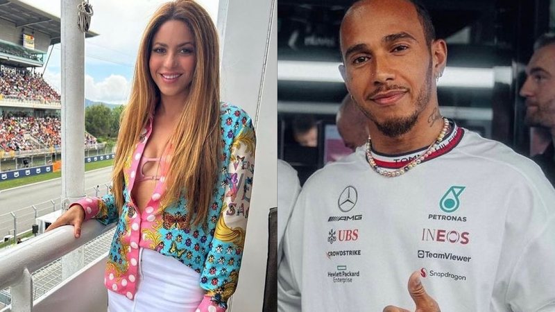 Shakira e Lewis Hamilton - Foto: Reprodução / Instagram