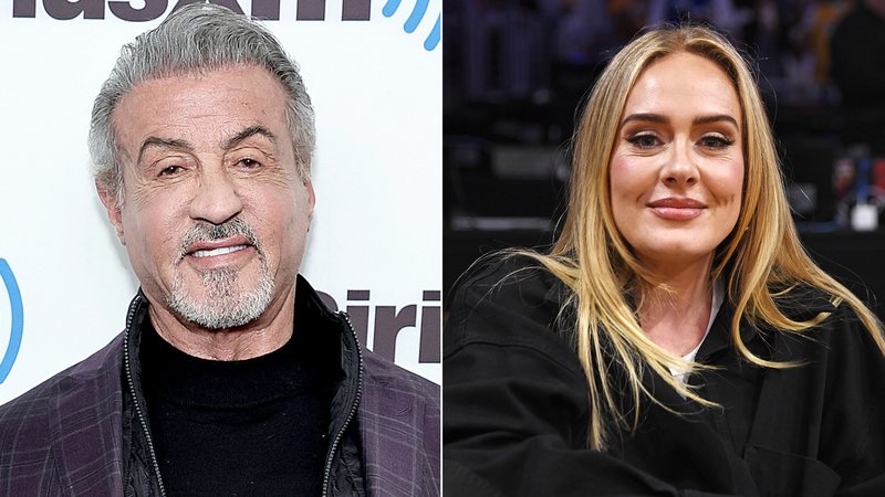 Sylvester Stallone e Adele - Fotos: Getty Images