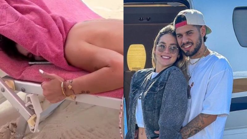 Casal Zé Felipe e Virginia Fonseca estão tirando dias de férias em passeio pelo Caribe e influenciadora quer aproveitar mesmo com mau tempo - Foto: Reprodução / Instagram