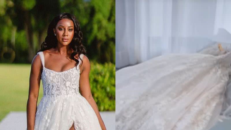 Camilla de Lucas mostra o vestido sujo após o casamento - Reprodução/Instagram