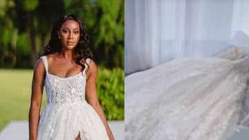 Camilla de Lucas mostra o vestido sujo após o casamento - Reprodução/Instagram