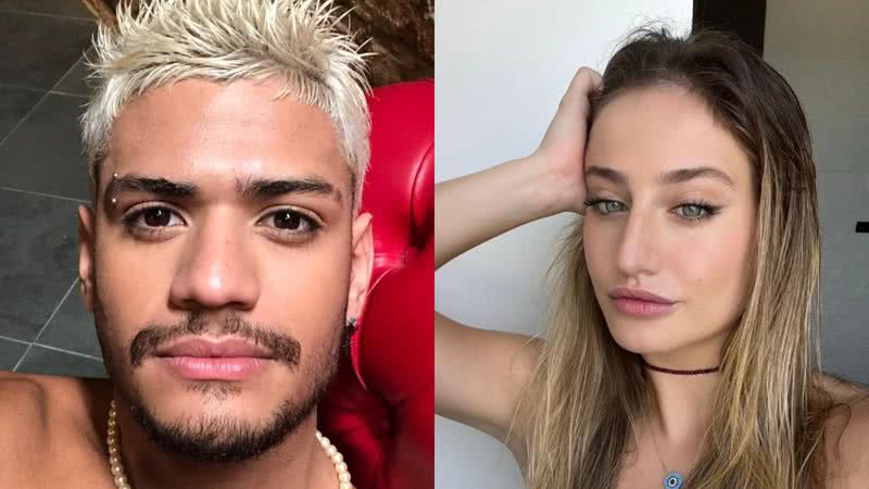 Atores Bruna Griphao e Gabriel Santana aparecem almoçando juntos nas redes sociais - Foto: Reprodução / Instagram