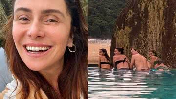 Giovanna Antonelli curte praia com o marido e os três filhos - Reprodução/Instagram