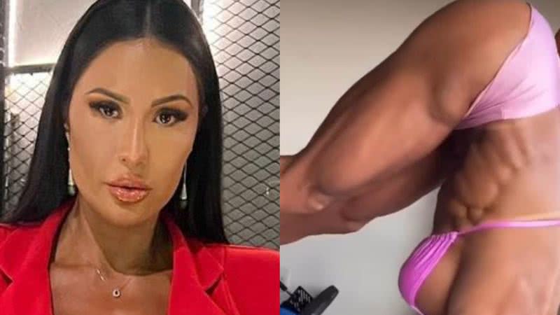 Gracyanne Barbosa choca com corpo todo desenhado - Reprodução/Instagram