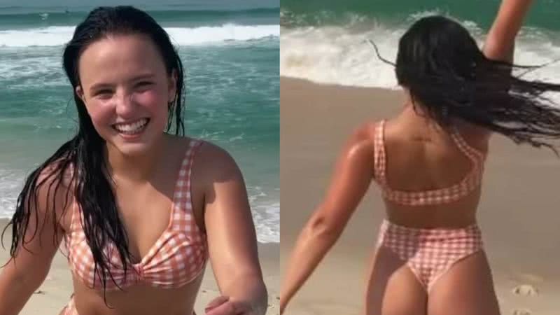 Larissa Manoela dá show de beleza na praia - Reprodução/Instagram