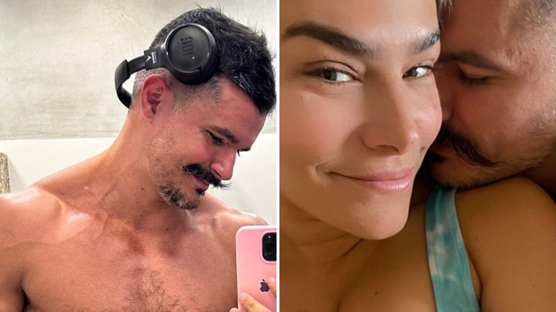 Marido de Priscila Fantin exibe piercings enormes nos dois mamilos: "Pra animar" - Reprodução/ Instagram