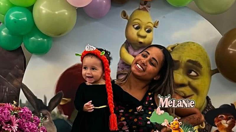 Filha de MC Loma surge fantasiada em festa de mesversário - Reprodução/Instagram