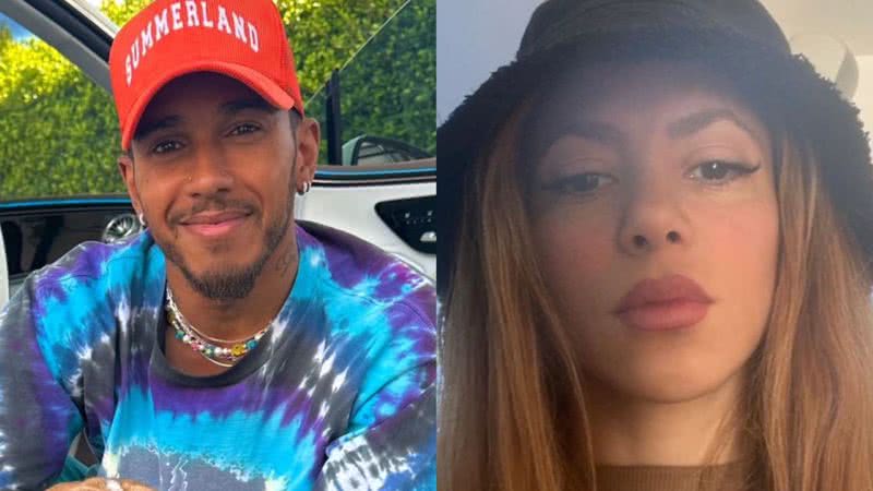 Lewis Hamilton e Shakira fazem passeio de barco - Foto: reprodução/Instagram