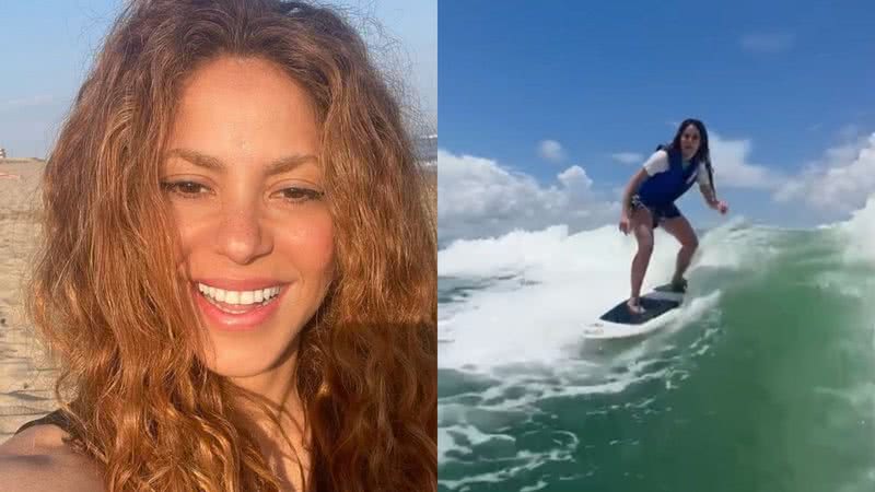 Shakira surpreende ao revelar talento no surf - Reprodução/Instagram