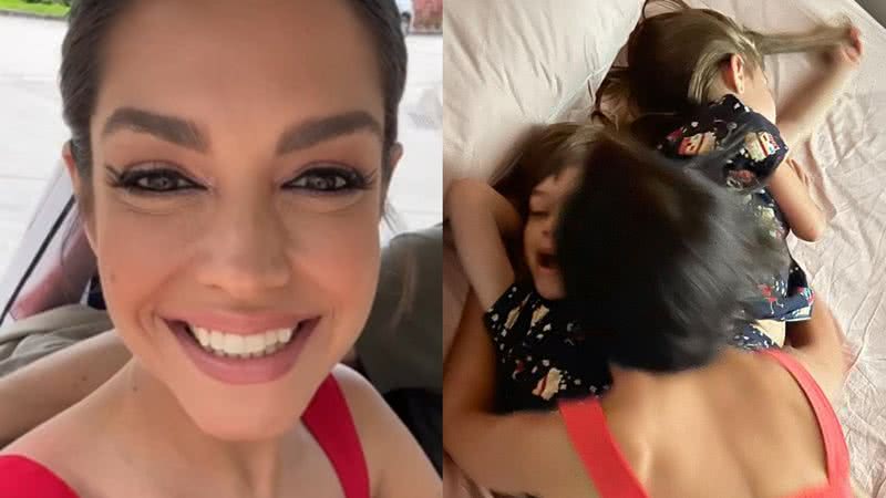 Thais Fersoza surge em momento fofo com os filhos pela manhã - Reprodução/Instagram