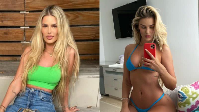 Modelo Yasmin Brunet, solteira desde seu término com Gabriel Medina, revela estar preparada para outro relacionamento - Foto: Reprodução / Instagram