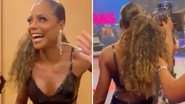 Aos 49 anos, Adriana Bombom aparece na Globo com microvestido - Reprodução/ Instagram