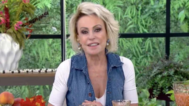 Ana Maria Braga no programa Mais Você - Foto: Reprodução / Globo