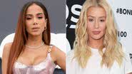 A cantora brasileira Anitta e a rapper australiana Iggy Azalea - Foto: Divulgação/Getty Images