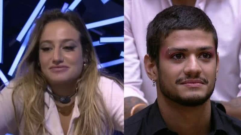 Bruna Griphao comemora após eliminação de Gabriel Santana - Reprodução/Globo