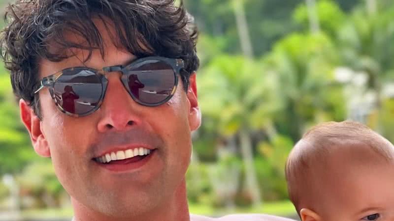 Bruno de Luca celebra cinco meses da primeira filha: - Reprodução/Instagram