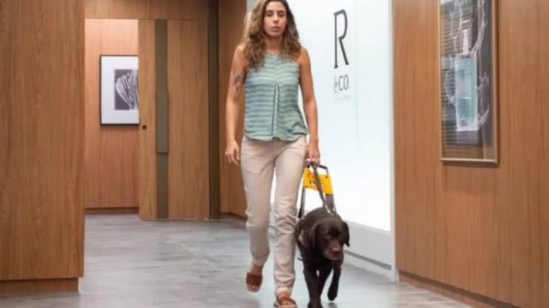 Camila Alves lamenta morte do cão guia Astor - Foto: Reprodução/Globo