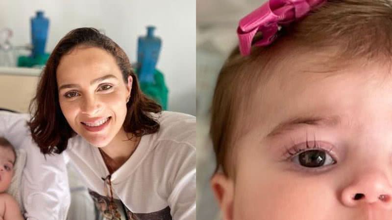 Leticia Cazarré mostra filha fazendo 'caras e bocas' e encanta web - Foto: Reprodução/Instagram