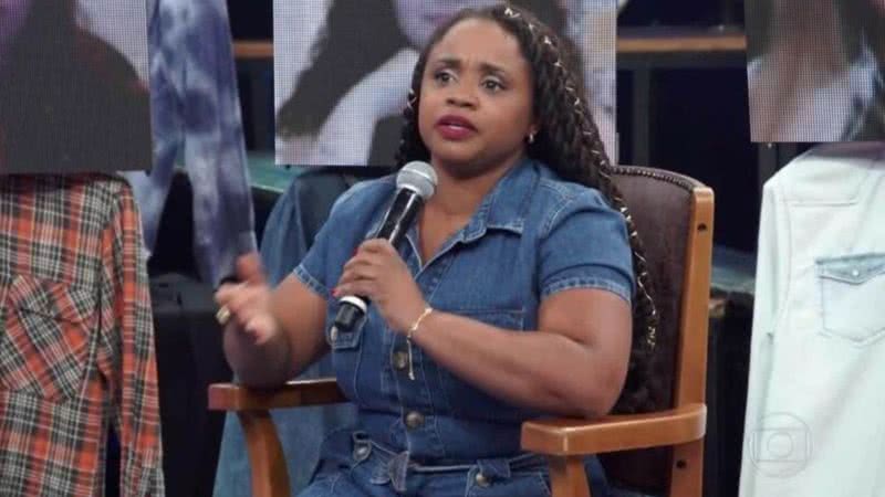 Daiane dos Santos fez desabafo sério sobre racismo em programa TV - Foto: Reprodução/TV Globo