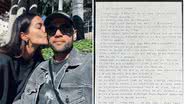 Daniel Alves manda carta para Joana Sanz - Foto: Reprodução/Instagram