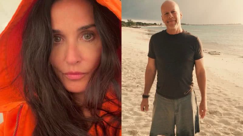 Demi Moore e Bruce Willis - Foto: Reprodução / Instagram