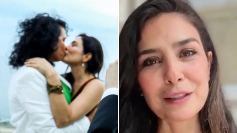 Letícia Sabatella troca beijo com a esposa de Paulo Betti: "Meu amor" - Reprodução/ Instagram