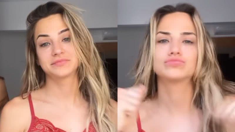 Gabi Martins faz dancinha com babydoll vermelho - Reprodução/Instagram