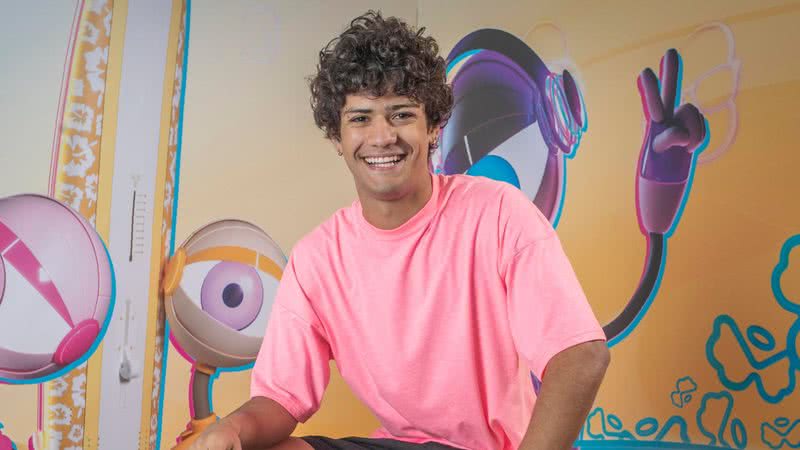 O ator Gabriel Santana, participante da 23ª edição do BBB - Foto: Divulgação/Globo