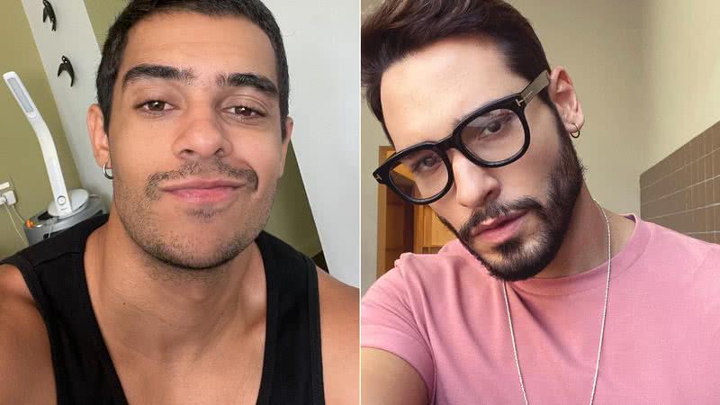 Montagem de fotos dos atores Igor Fernandez e Bruno Fagundes - Foto: Reprodução/Instagram @oigorfernandez @bruno.fagundes