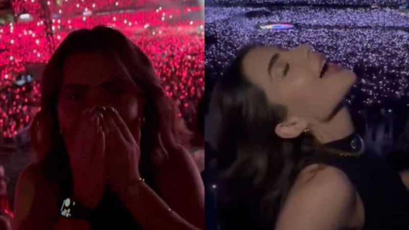 Jade Picon ficou encantada ao acompanhar último show de Coldplay no Brasil - Reprodução: Instagram