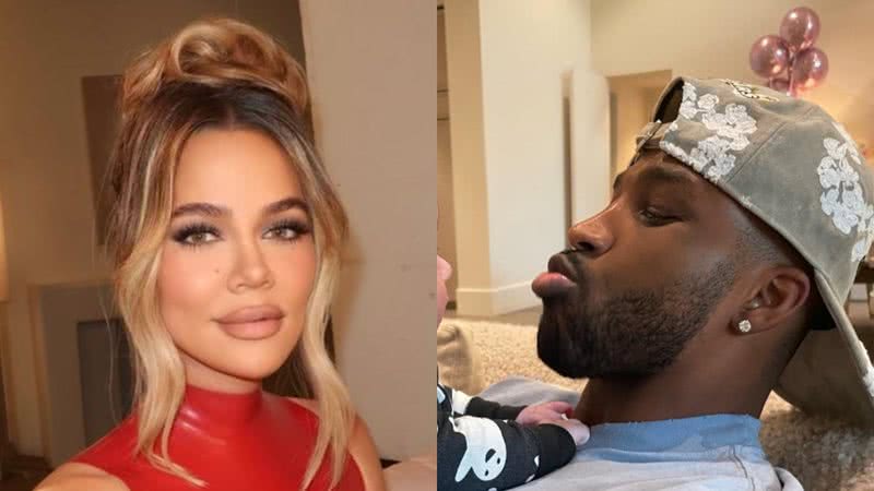 Socialite Khloé Kardashian e jogador de basquete Tristan Thompson são pais de True, de quatro anos, e do menino - Foto: Reprodução / Instagram