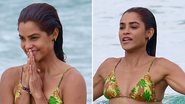 Linda! Lucy Alves mergulha de biquíni finíssimo e corpo definido impressiona - AgNews