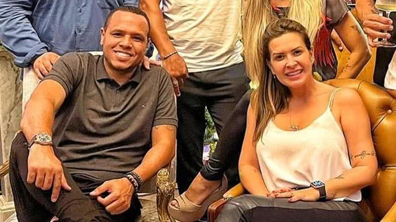 Luis Fabiano e Juliana Paradela em evento - Foto: reprodução/Instagram