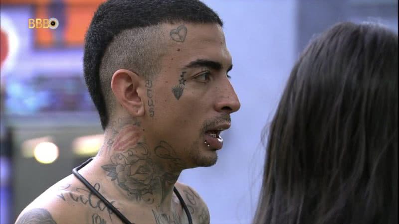 Rapper MC Guimê já tem sua indicação ao Paredão do BBB 23 se conseguir ficar com a liderança contra Ricardo - Foto: Reprodução / Twitter