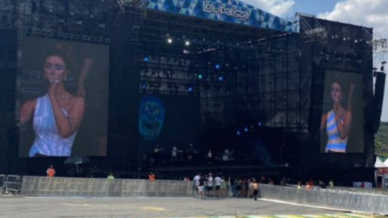 Início de show de Gab Ferreira no Lollapalooza teve 10 pessoas - Reprodução/Twitter