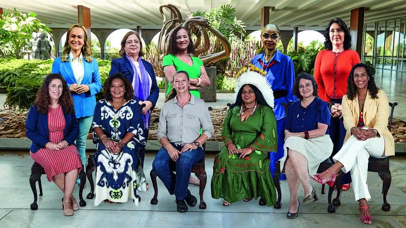 Em Brasília, Ministras do país celebram o mês das mulheres - FOTOS: LINCONL IFF, REPRODUÇÃO/INSTAGRAM E RICARDO STUCKERT