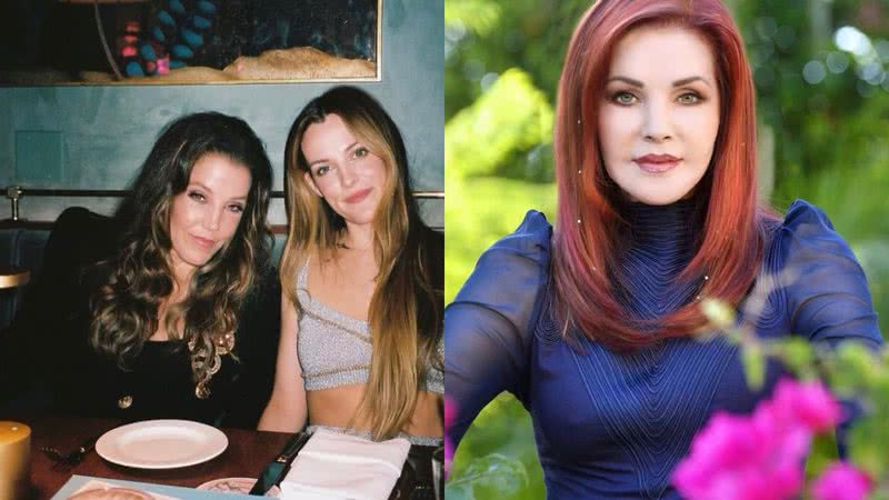 Lisa Marie Presley e Riley Keough / Priscilla Presley - Foto: Reprodução / Instagram