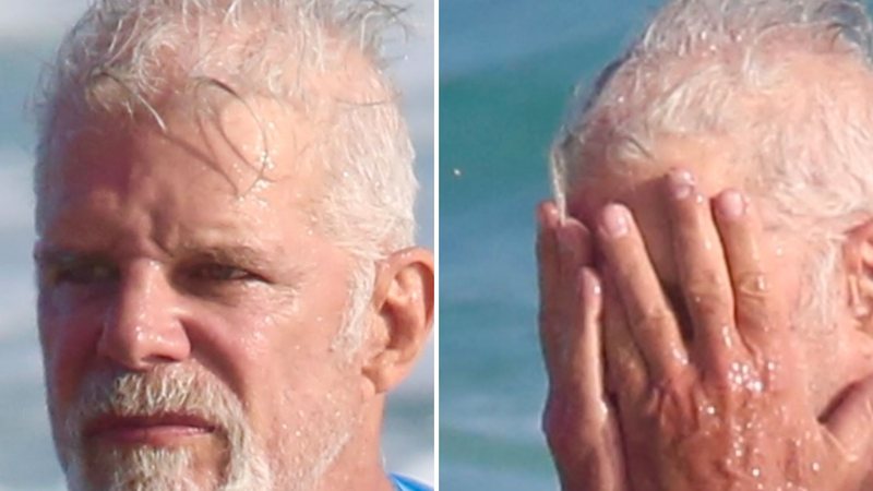 Aos 67 anos, Raul Gazolla é flagrado na praia em cliques indiscretos - AgNews