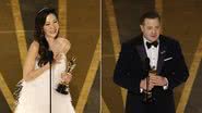 Michelle Yeoh e Brendan Fraser vencem o Oscar de 2023 - Fotos: Getty Images