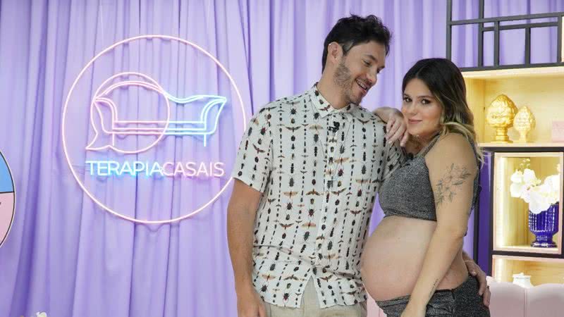 O casal de ex-BBBs Viih Tube e Eliezer; à espera da primeira filha, os dois apresentam novo programa - Foto: Divulgação/Thomaz Ferreira